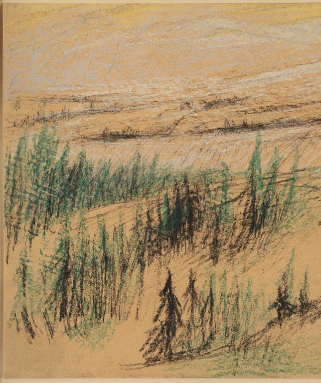 Carl Fredrik Hill, Forest landscape.