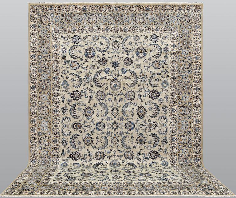 A Royal Keshan carpet, signed, c 403 x 291 cm.