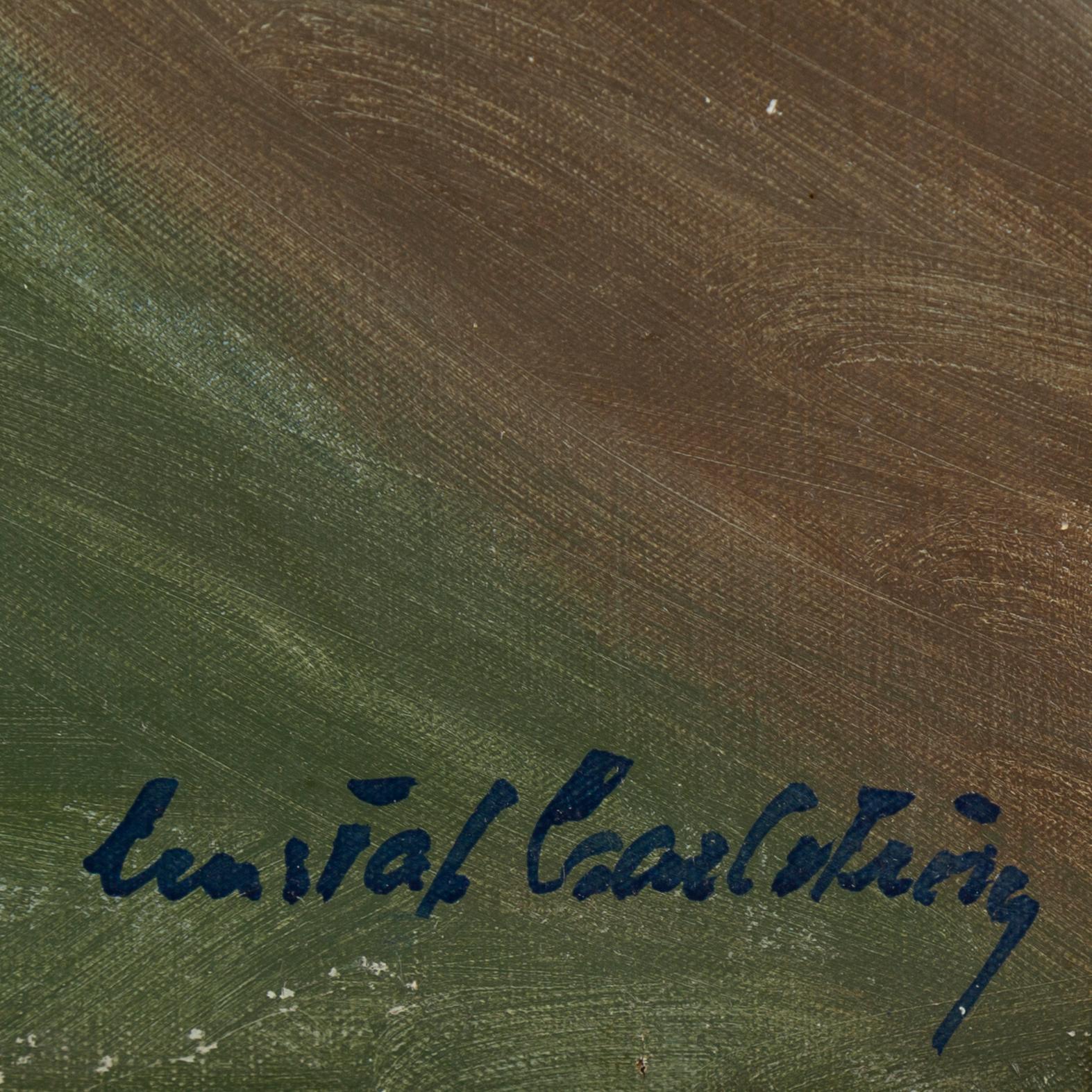 GUSTAF CARLSTRÖM, olja på duk, signerad.