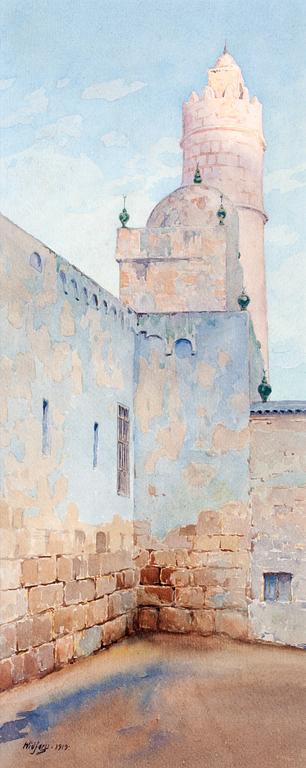 Gunnar Widforss, Mosque in Tunisia.