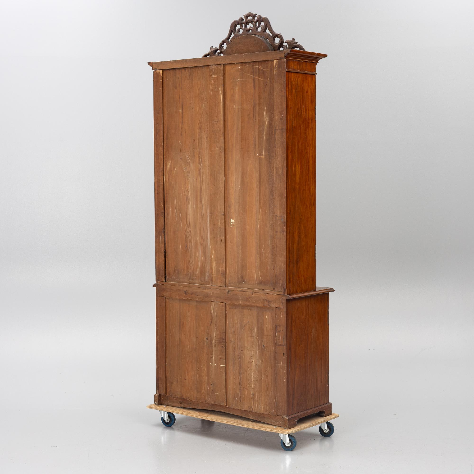 Bookcase, Late Empire, circa mid-19th century.