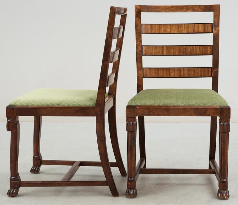 STOLAR, 4 st, troligen Erik Chambert, 1930-/40-tal.