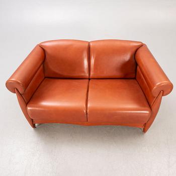 A Klaus Wettergren leather sofa 21st century.