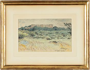 Nils Kreuger, Borgholms slottsruin.