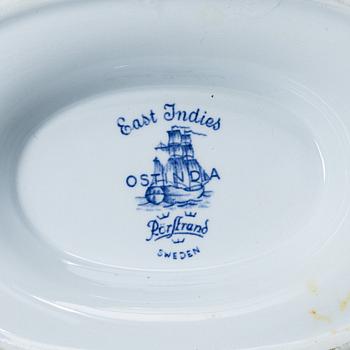 Rörstrand, servisdelar, 28 st, "Ostindia", 1900-tal.
