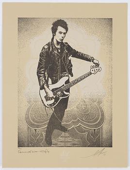 Shepard Fairey & Dennis Morris,  the complete portfolio with 10 letterpress prints, 2013. Each signed and numbered.