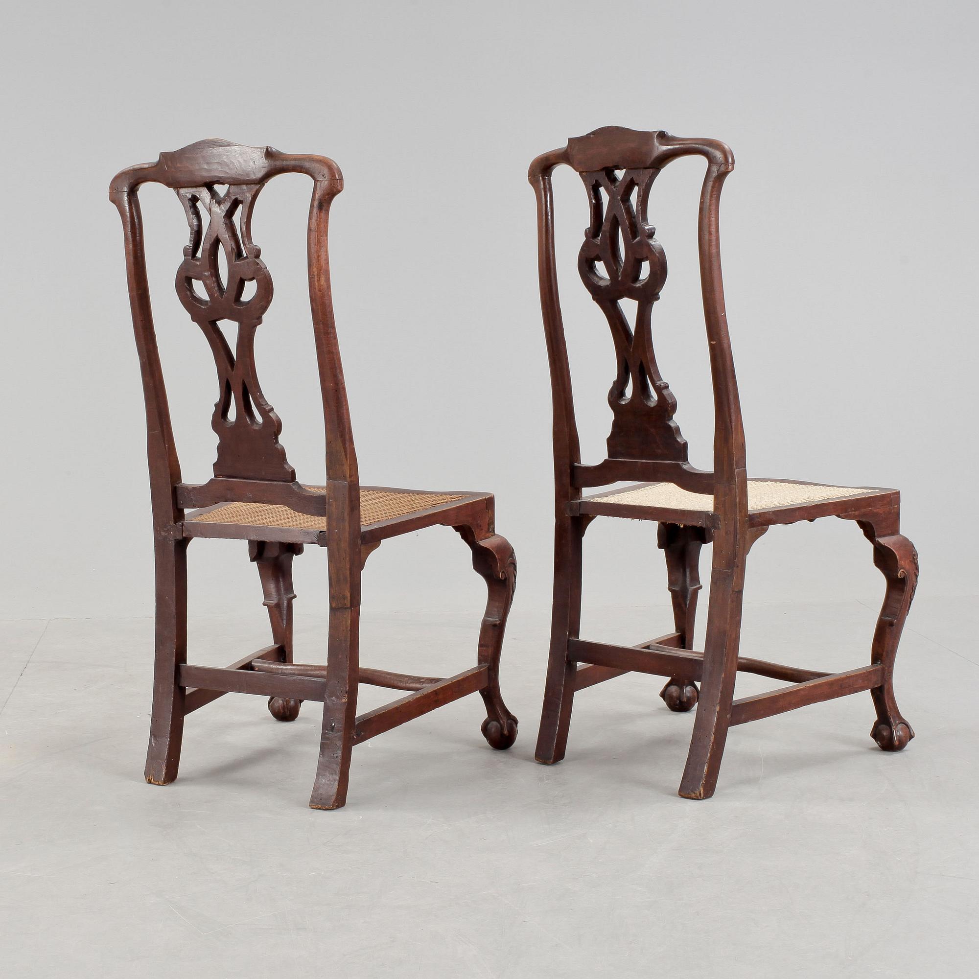 STOLAR, ett par, 1800-tal.