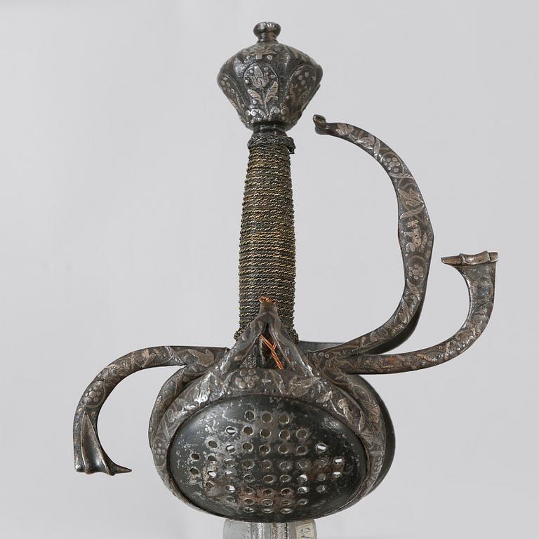 A sword, possible 17th century.