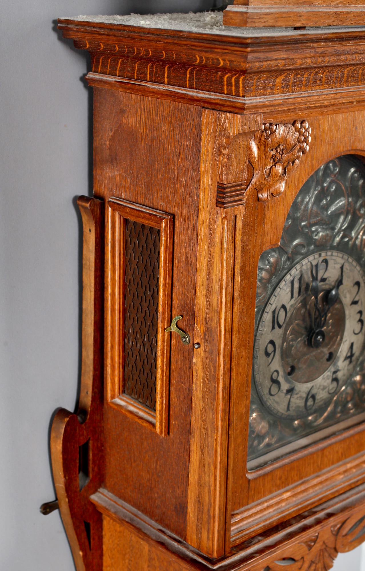 VÄGGPENDYL, jugend, troligen Lorenz Furtwängler Söhne, Tyskland, 1900-talets början.