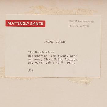 Jasper Johns, "The Dutch Wives".