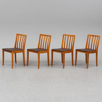 MATBORD och STOLAR, 4 st, ej sammanhörande, 1900-talets andra hälft.