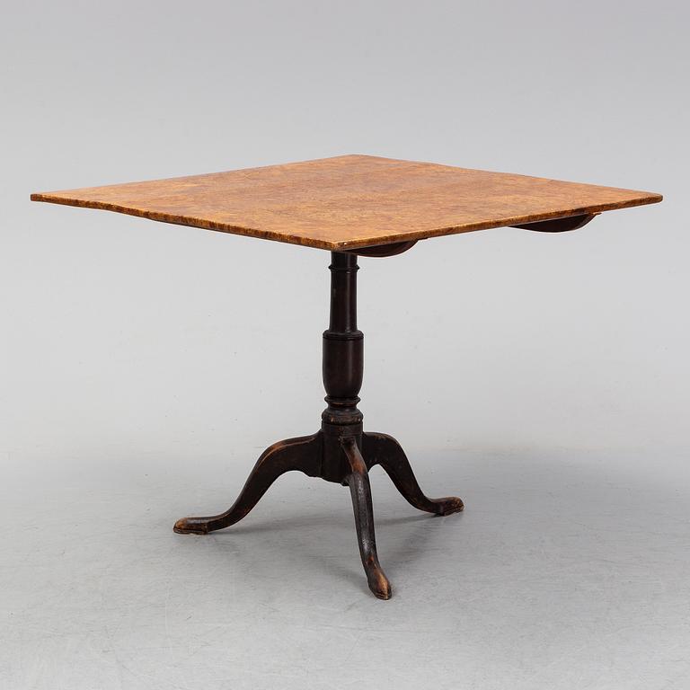 Fällbord, 1800-talets första hälft.