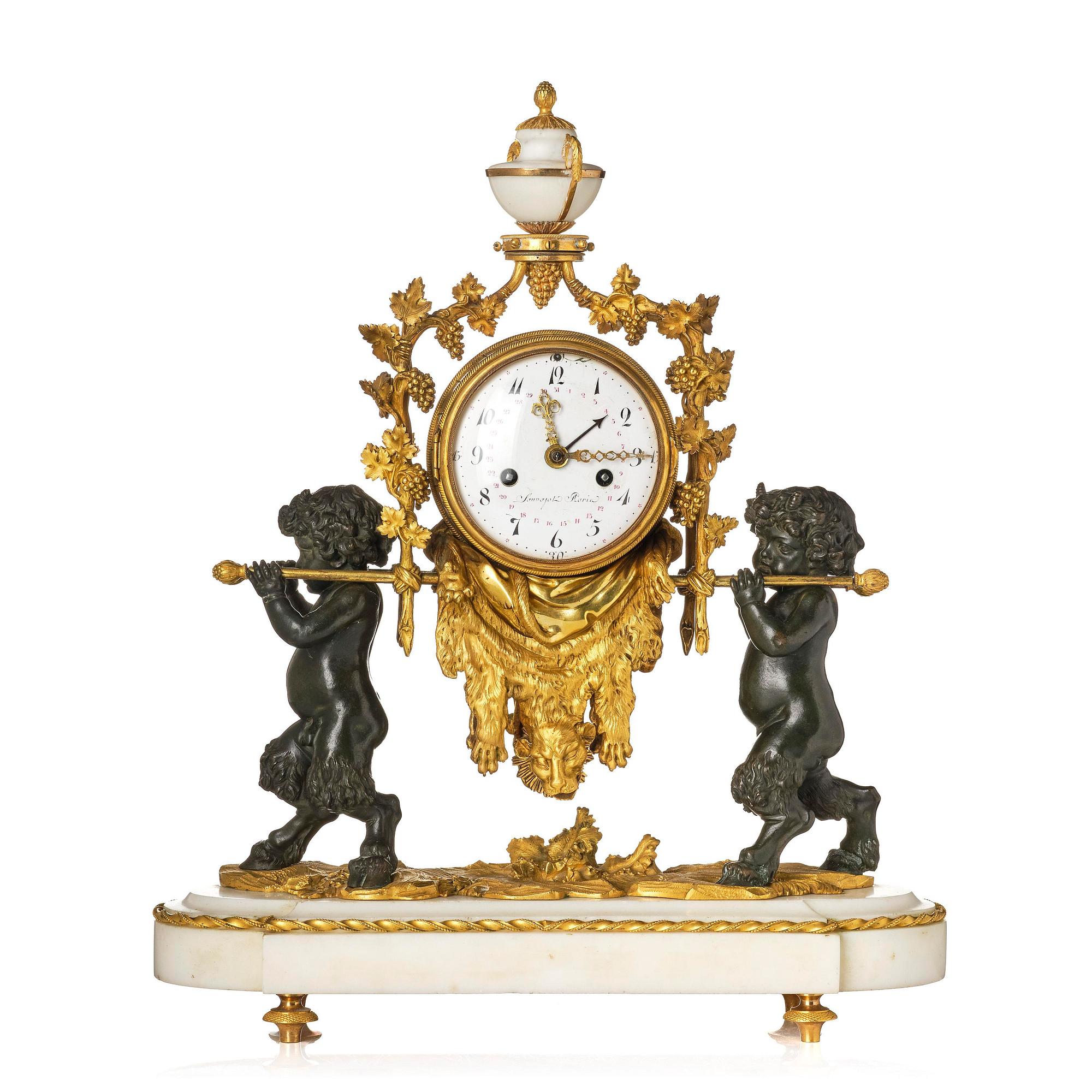 Bordspendyl, Parisarbete, sent 1700-tal, Louis XVI.