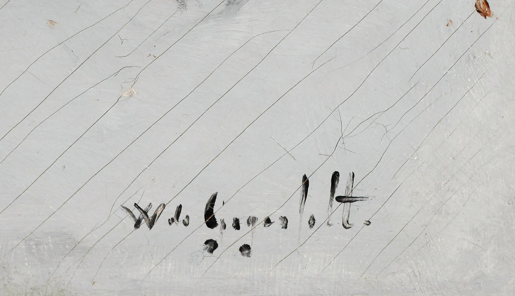 WILHELM VON GEGERFELT, olja på duk, signerad.