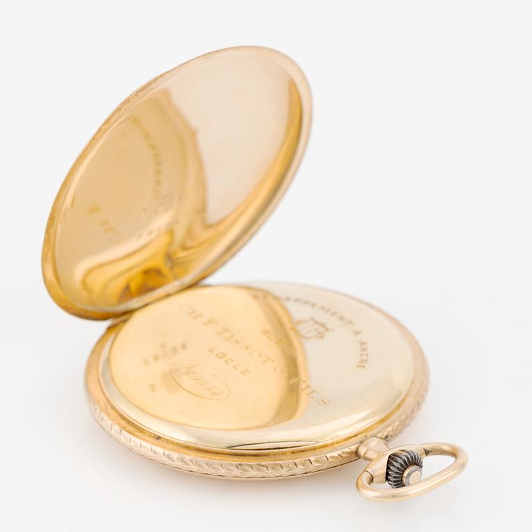 Ch. F. Tissot & Fils, pocket watch, 50 mm, hunter case.