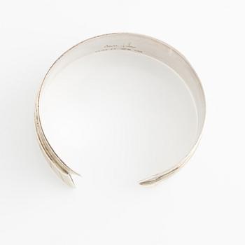 Åke Bergman, armring, silver, Stockholm, 1956.