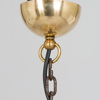 Paavo Tynell, taklampa modell 1409/5, Taito, 1930-tal.