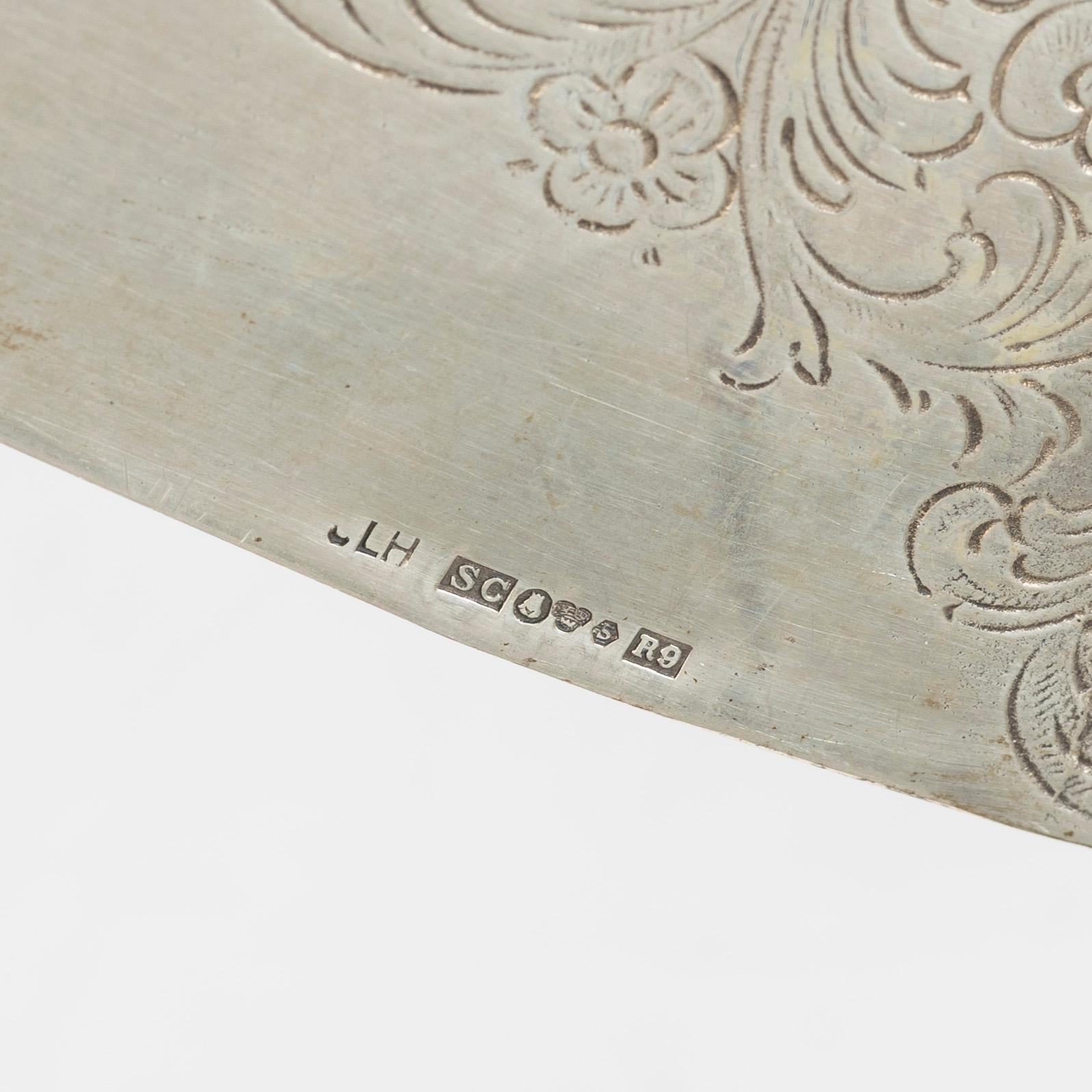 Bestick och servettringar, 9 delar, silver, bl a Gewe Silvervarufabriken Ab, Malmö 1952.