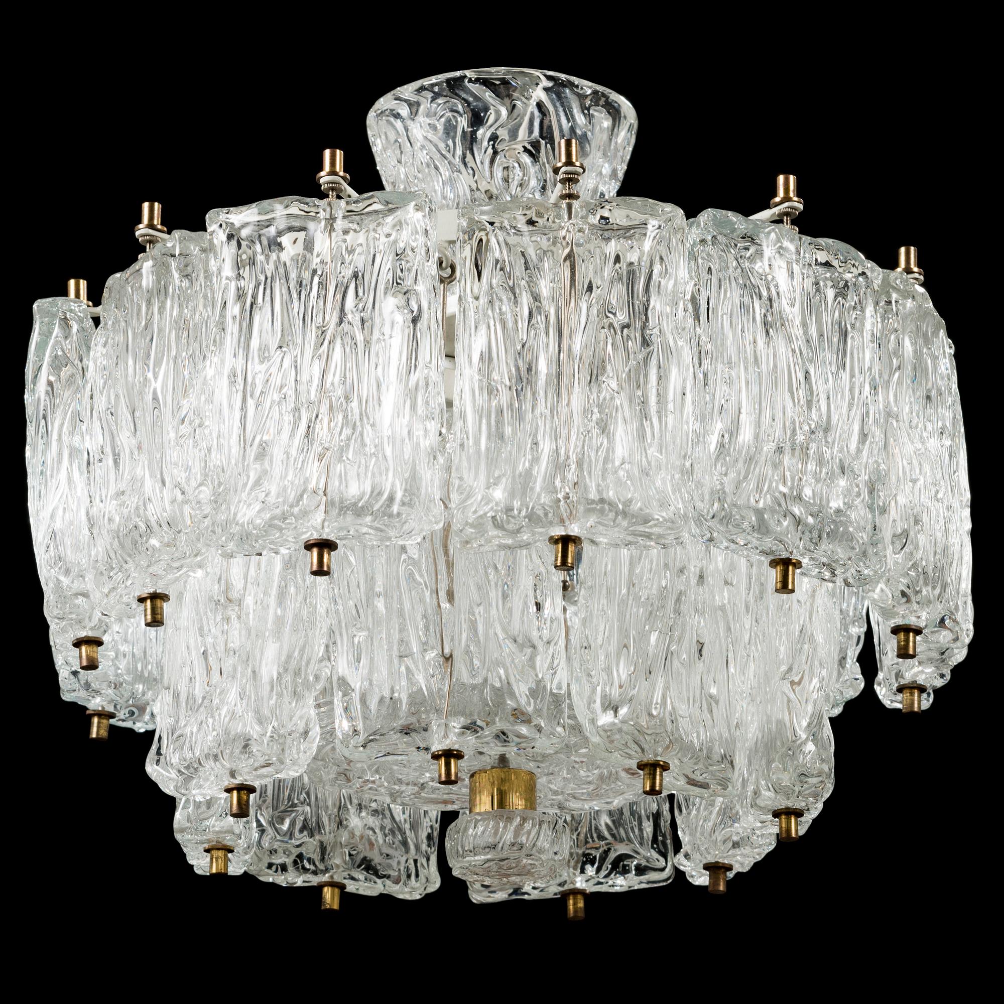 TAKKRONA, Murano, Italien 1960/1970-tal.