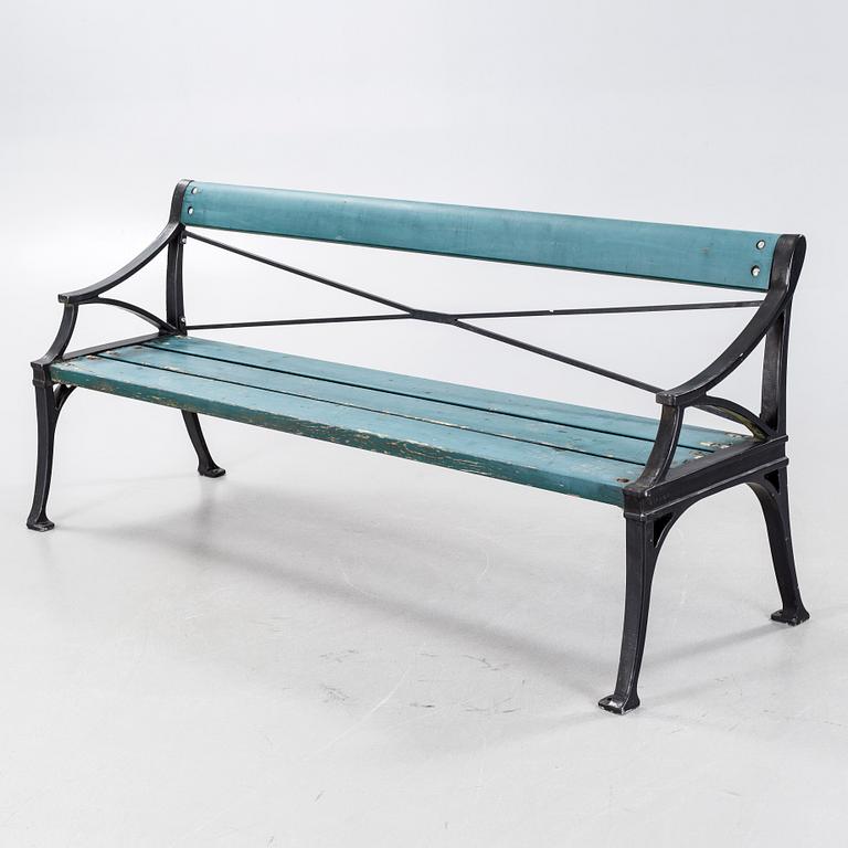 A garden sofa "Lessebo" by Byarums Bruk, second half of the 20th century.