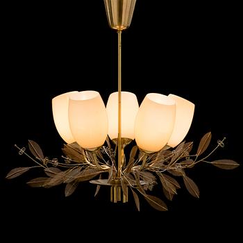 A mid-20th century '9029/5' pendant light for Taito, Finland.