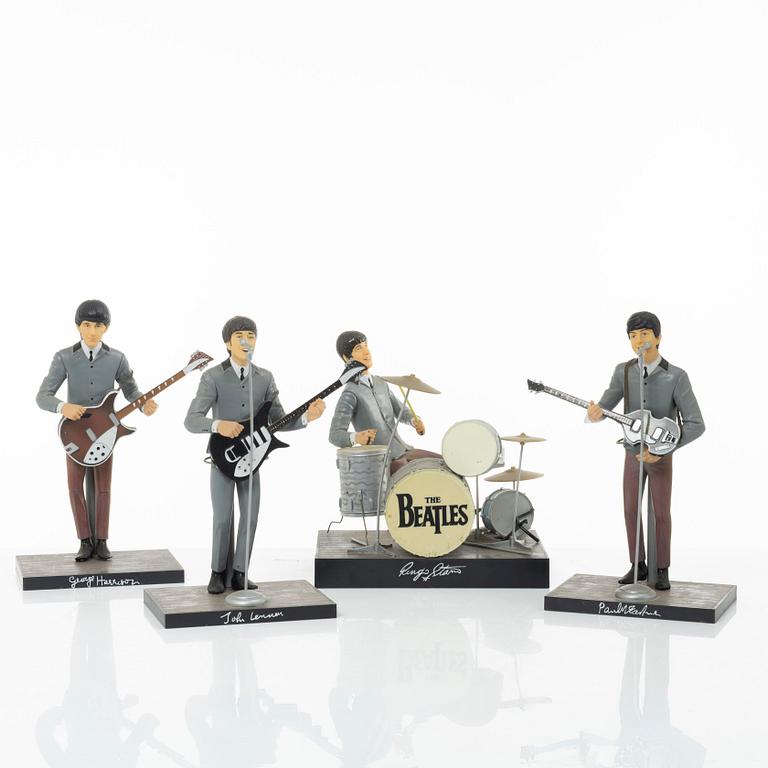 The Beatles, "Hamilton gifts" collectible figures, 4 pcs, Apple Corps Ltd, 1991.