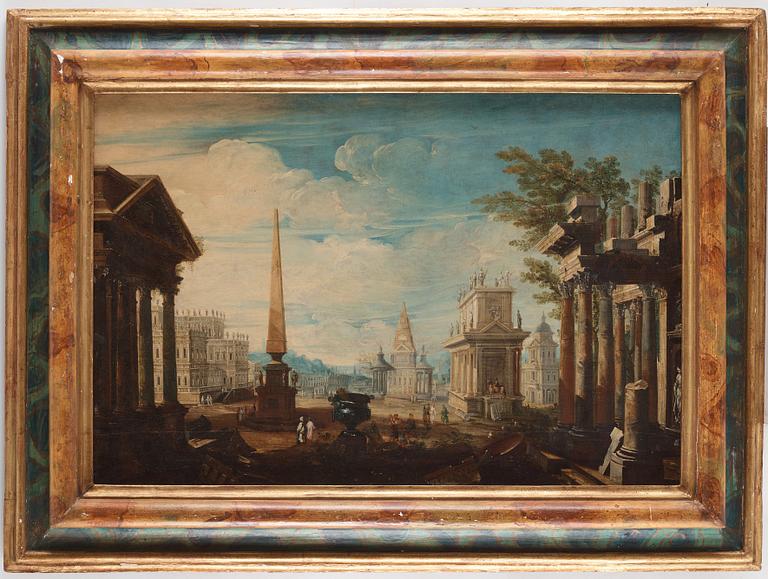 ITALIAN ARTIST 17th CENTURY, Capriccio.