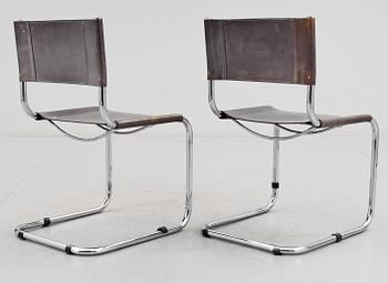 STOLAR, ett par, Bauhaus-typ, 1900-talets andra hälft.