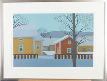 PENTTI KOIVIKKO, serigrafi, signerad och daterad -90, konstnärens avdrag.