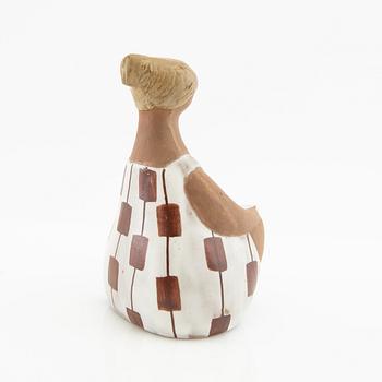 Lisa Larson, figurin, "Charlotta" ur serien "ABC-flickorna" Gustavsberg glaserat stengods.