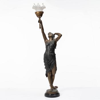 Table lamp, early 20th century.