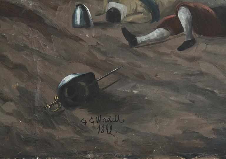 CARL GABRIEL WADELL, olja på duk, sign o dat 1892.