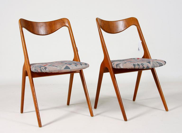 STOLAR, 2 st, teak, 1950/1960-tal.