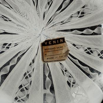 NÄSDUKSSKÅL, glas, "Fazzoletto", Fulvio Bianconi och Paolo Venini, Venini, Murano, Italien, 1900-talet senare hälft.