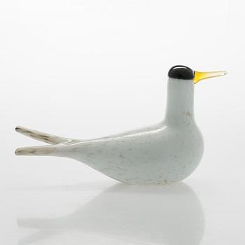 Oiva Toikka, an annual glass bird, 'Arctic tern', signed O. Toikka Nuutajärvi 2000.