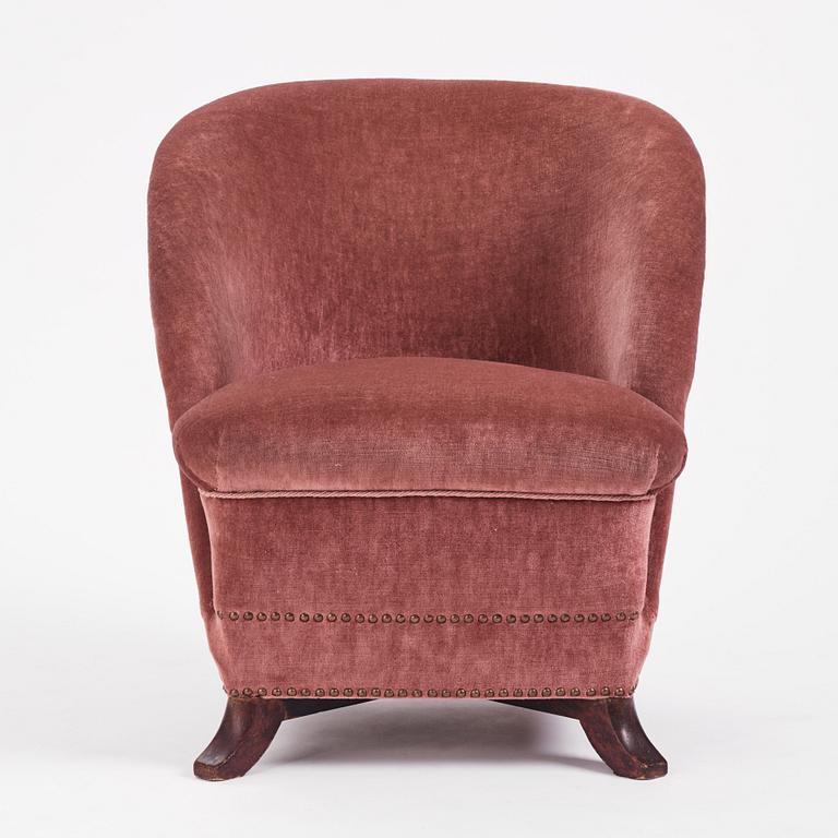 Axel Einar Hjorth, raare "Madame" armchair, Nordiska Kompaniet ca. 1930.
