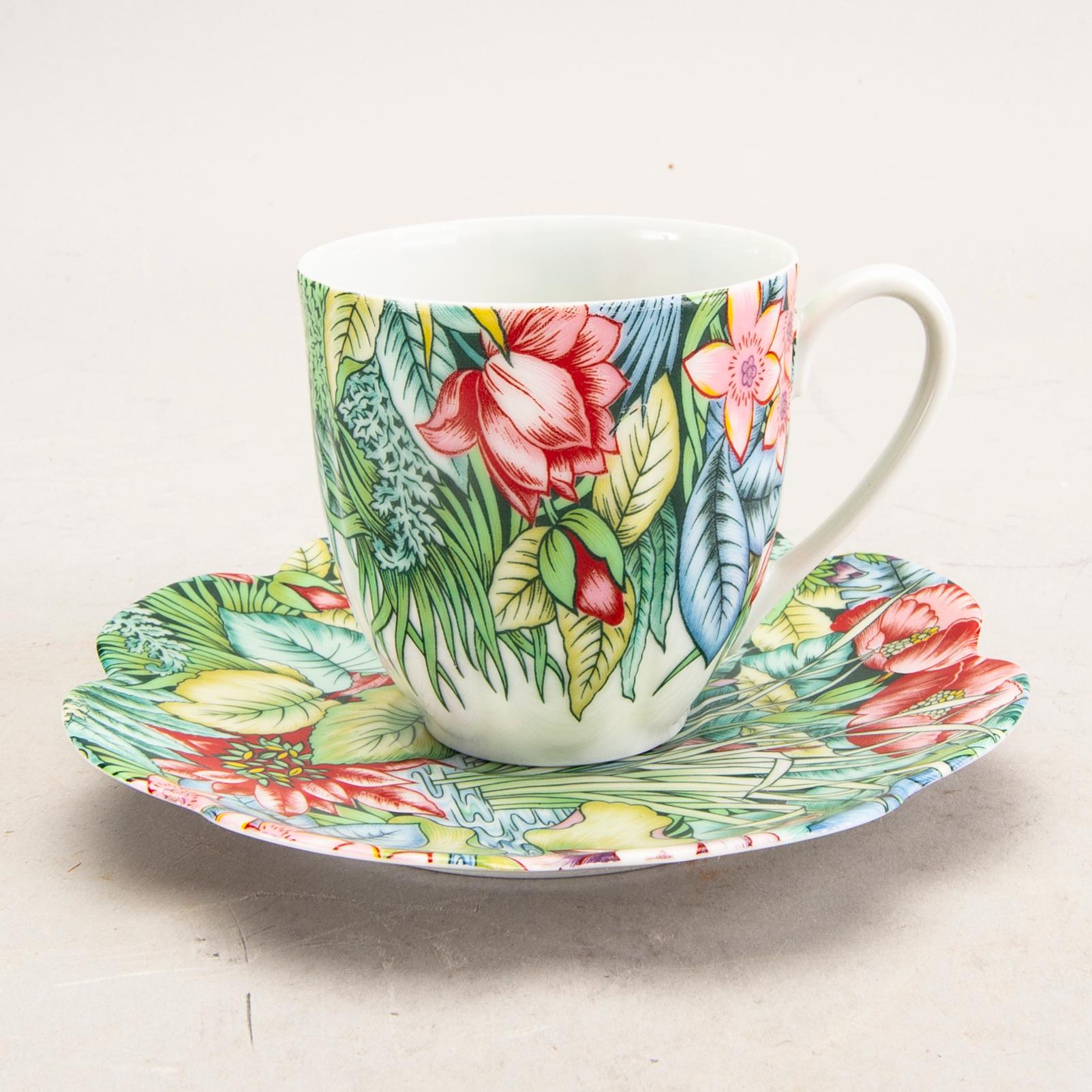Paul Marrot, servis, "Eden" 46 dlr Limoges Frankrike 1900-talets andra hälft porslin.