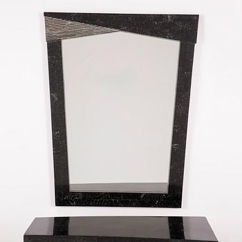 A mirror with a table, Italy, 1980's/90's.