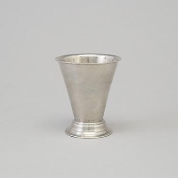 A Swedish pewter baker / vase from Firma Svenskt Tenn Stockholm in 1930.