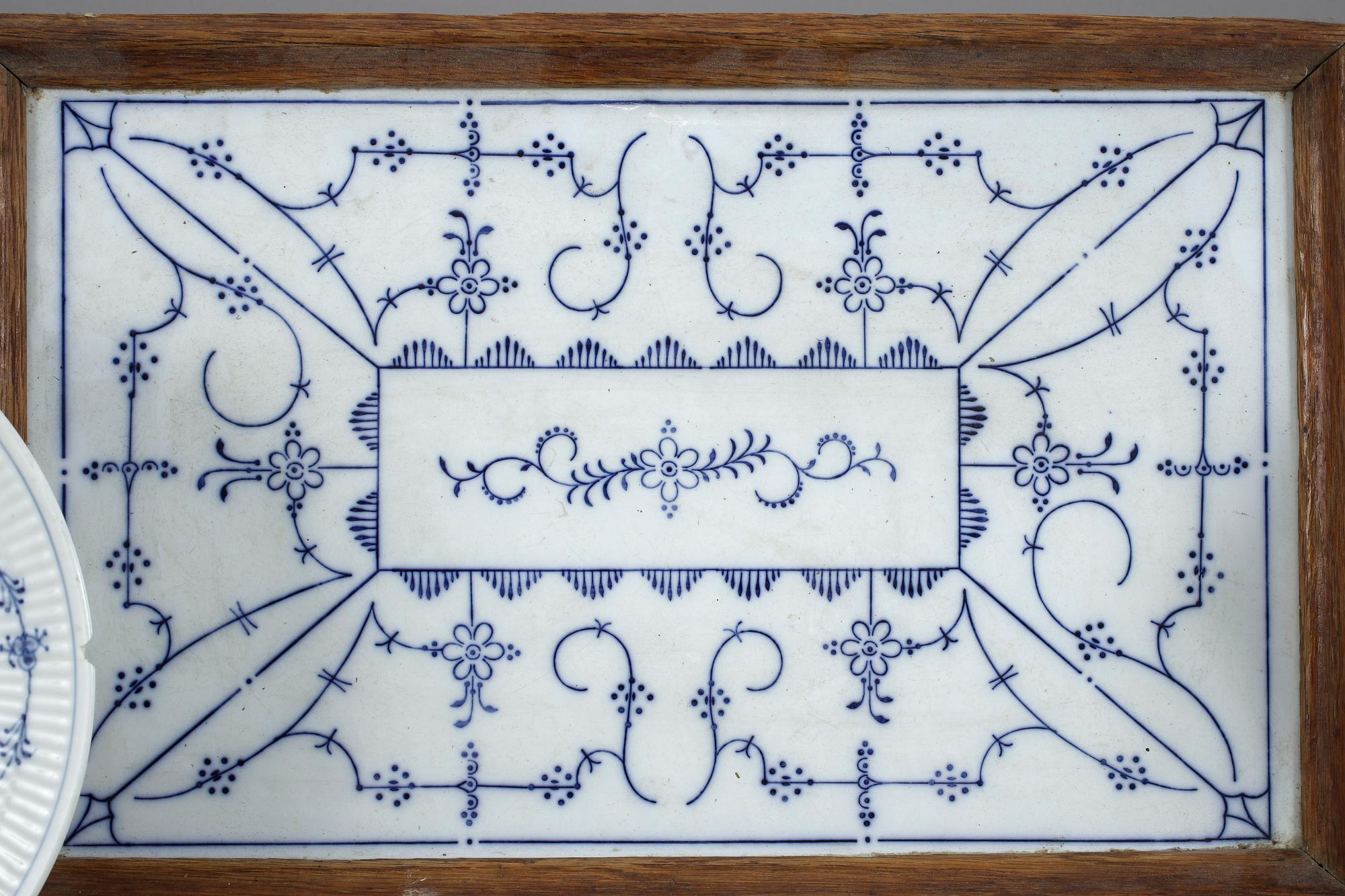 SERVIS, 96 delar, porslin, "Musselmalet", Royal Copenhagen, 1900-talets andra hälft.
