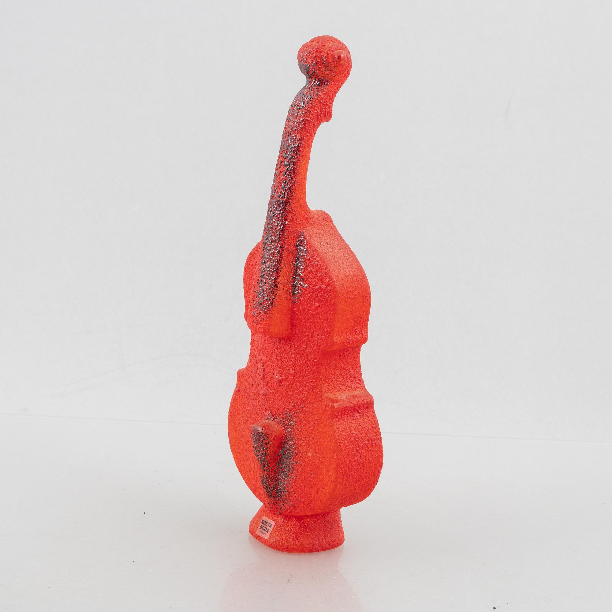 Kjell Engman,  a glass sculpture, Kosta Boda.