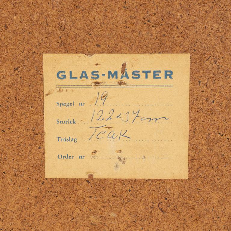 Spegel, Glasmäster, Markaryd, 1960-tal.