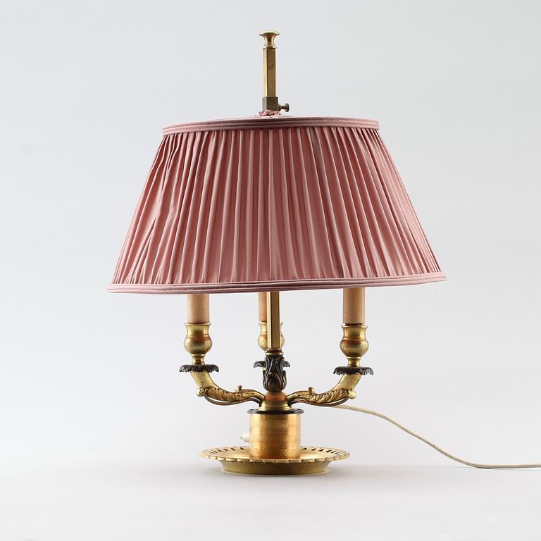 BUILOTTELAMPA, empirestil, 1900-talets första hälft.