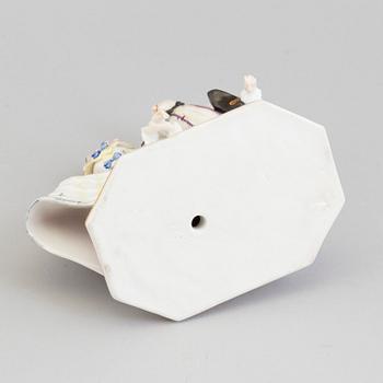 FIGURIN, porslin. Nymphenburg, Tyskland, 1900-tal.