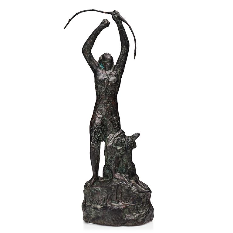 CARL FRISENDAHL, bronze sculpture, signed C. Frisendahl.