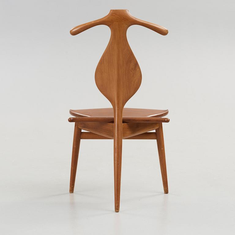 Hans J. Wegner, a mahogany 'Valet Chair' (Jakkens Hvile), Johannes Hansen, Denmark 1950-60's.
