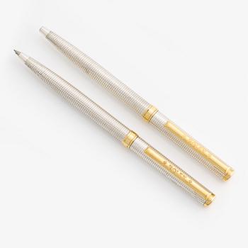 Rolex, pencil, ballpoint pen, 14 cm.