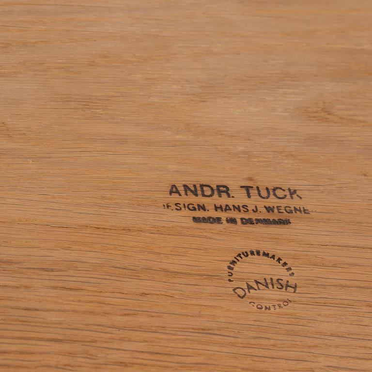HANS J. WEGNER, an oak sofa table, Andreas Tuck, Denmark.