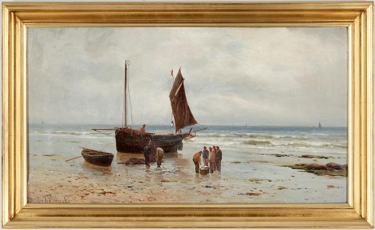 GUSTAVE DE BREANSKI, olja på duk, sign.
