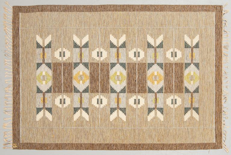 MATTA, rölakan, monogramsignerad IS (Ingegerd Silow). Ca 243 x 167 cm.